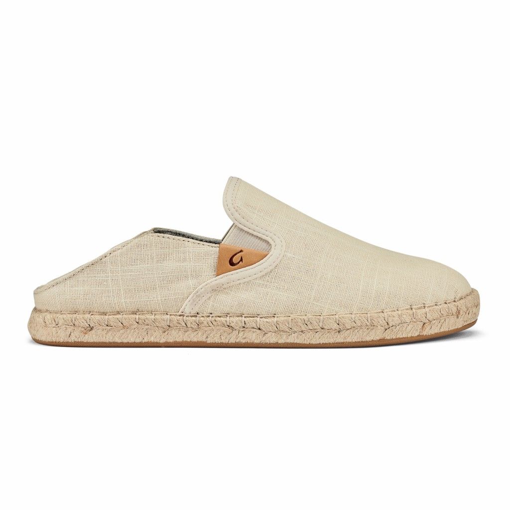 Zapatos Olukai Kaula Pa‘a Kapa - Zapatos Mujer Beige 20076-351